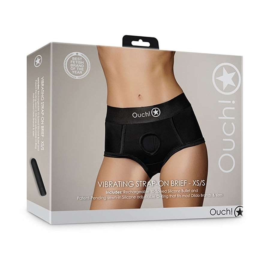 Culotte vibrante Strap-On Brief Mademoiselle Peachy Culotte vibrante Strap-On Brief Mademoiselle Peachy