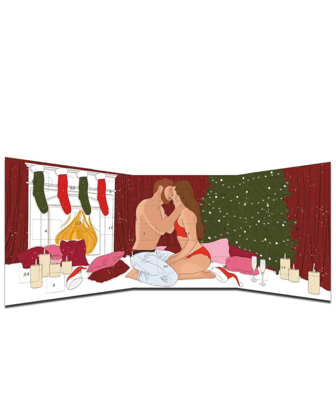 Calendrier de l'Avent défis spécial couple