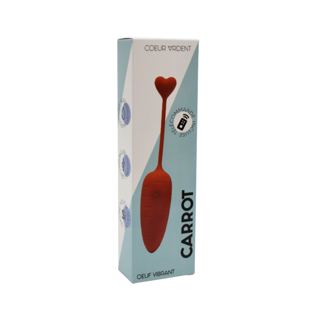Carrot, oeuf vibrant