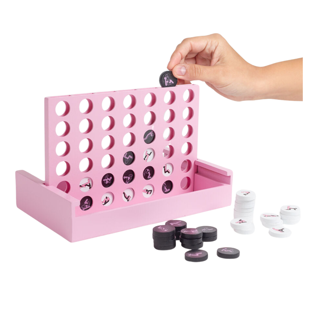 Jeu en bois style Puissance 4