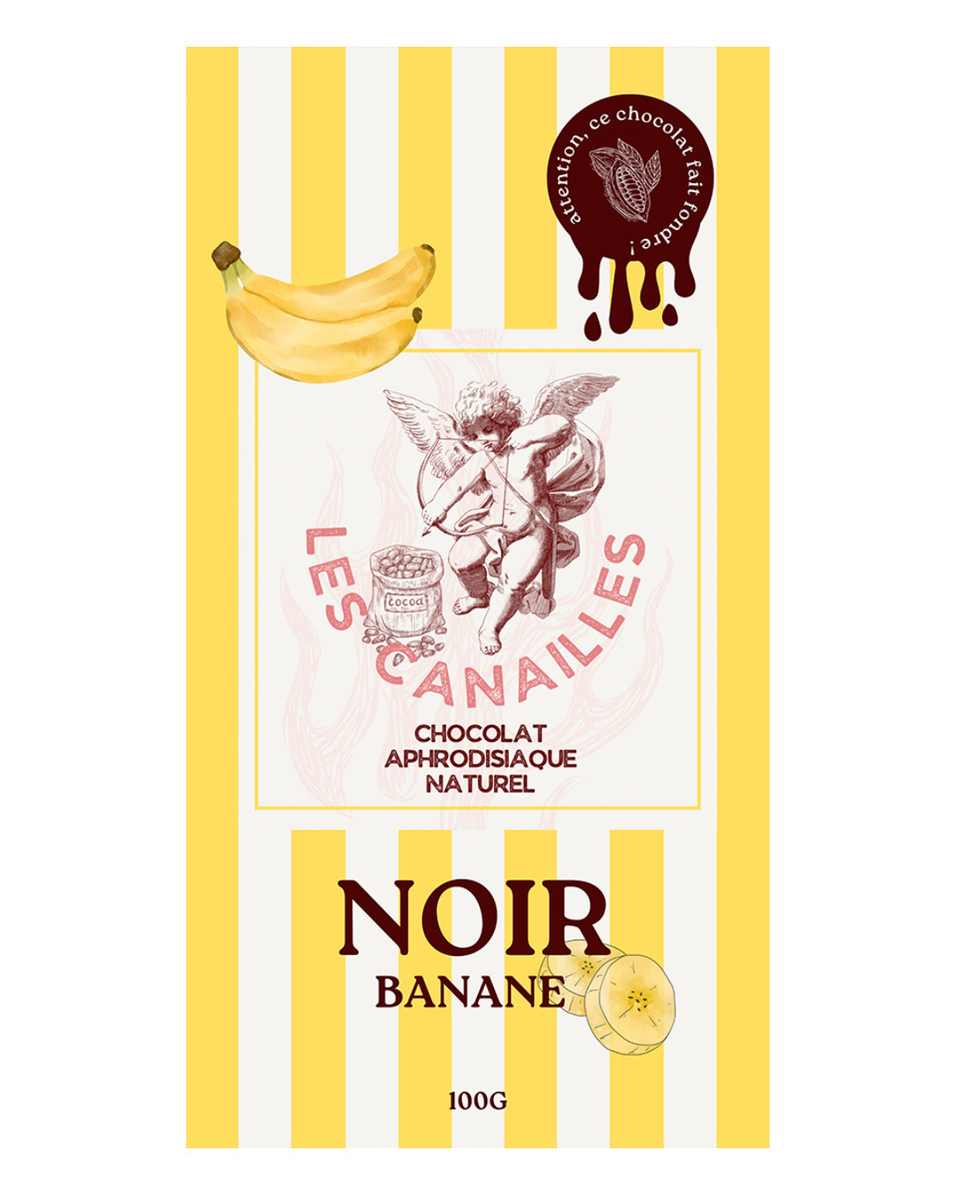 Chocolat noir banane