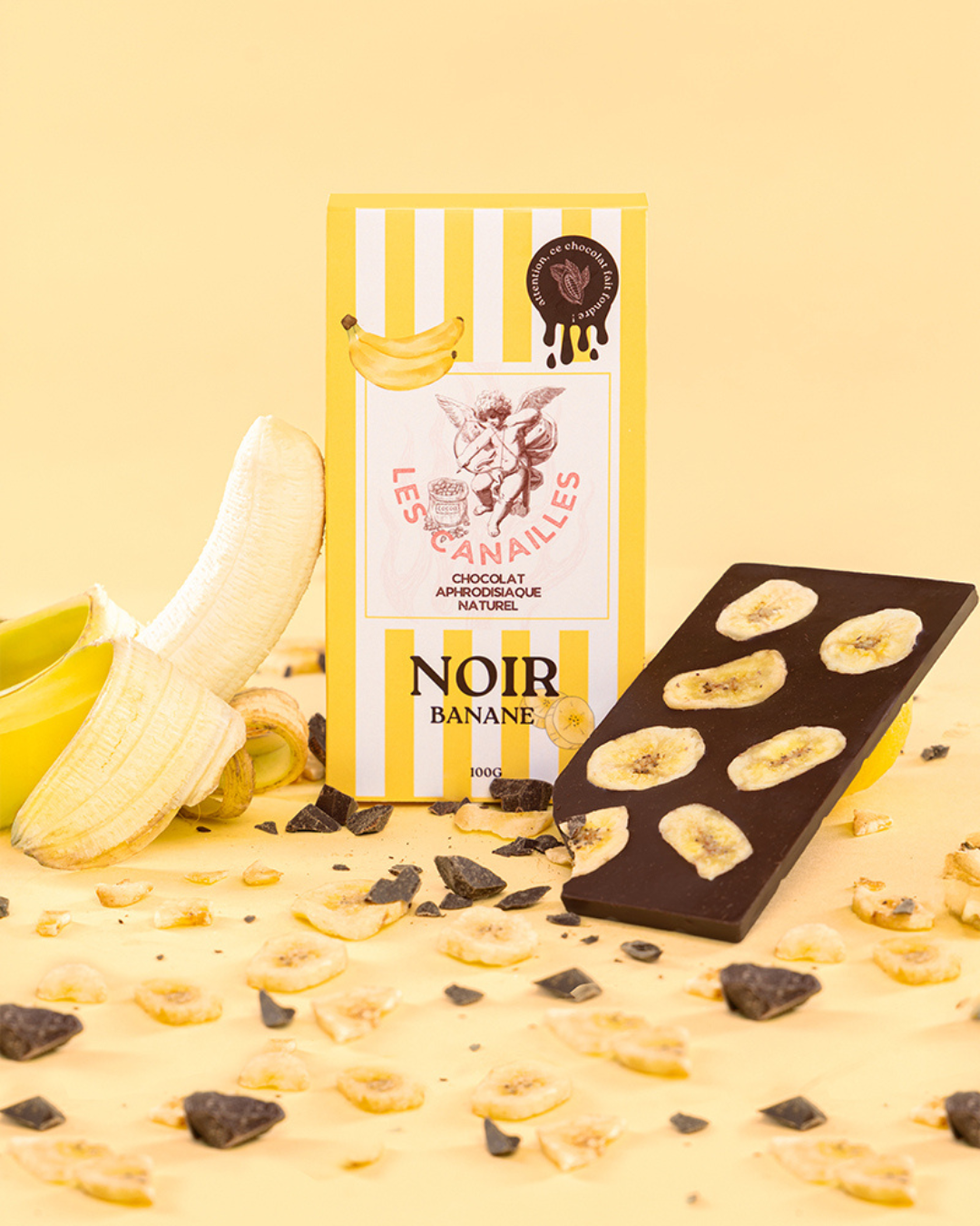 Chocolat noir banane