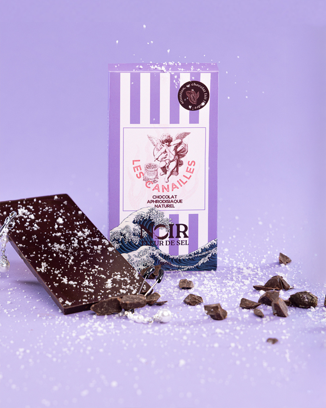 Chocolat noir- fleur de sel
