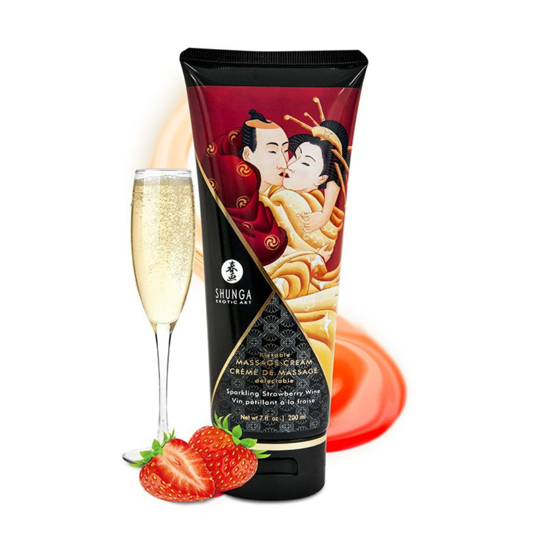 Crème de massage Comestible