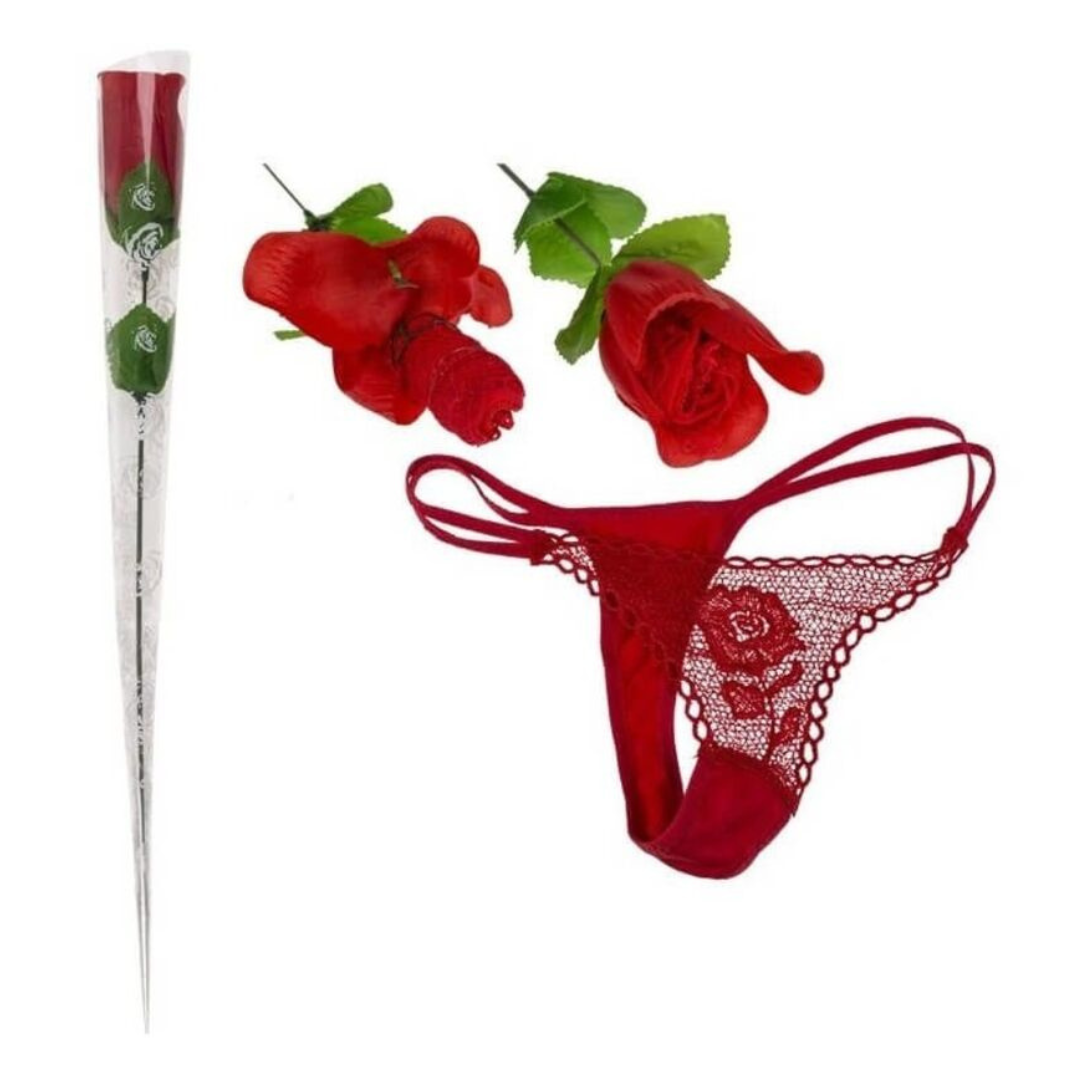 Rose transformable en string