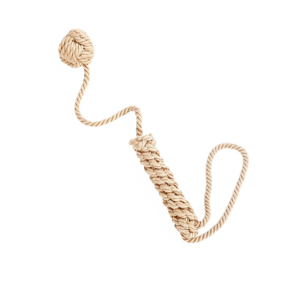 Balle-Corde Puppyball Beige