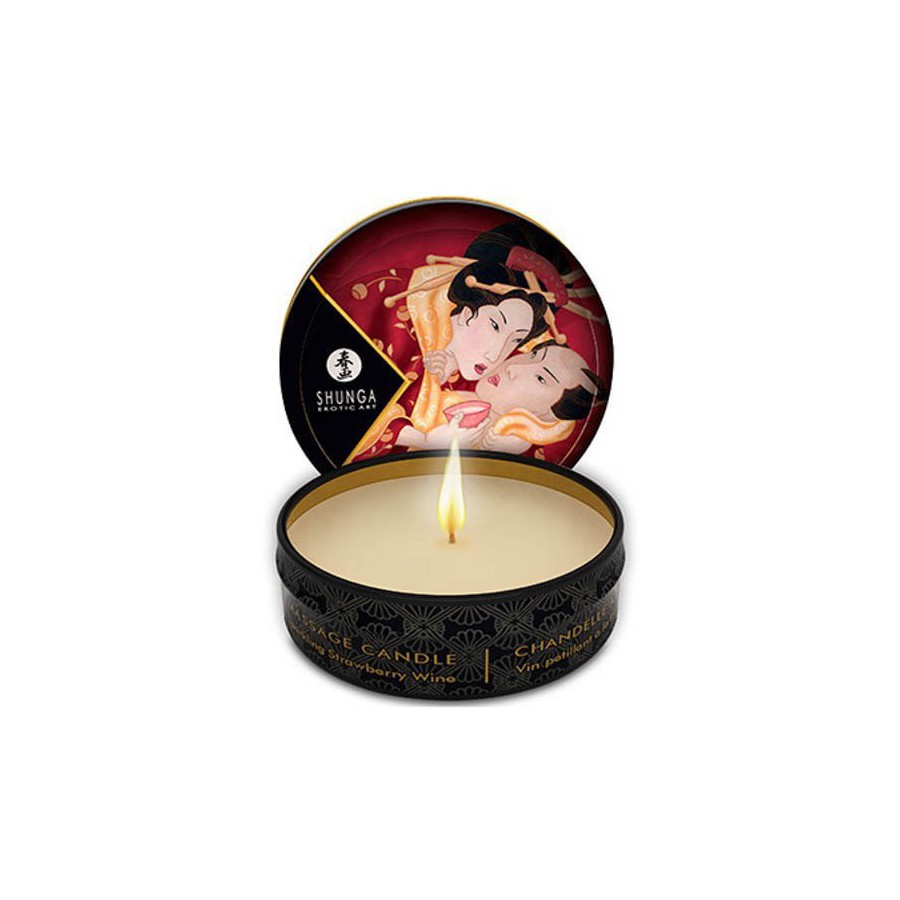 Mini bougie de massage