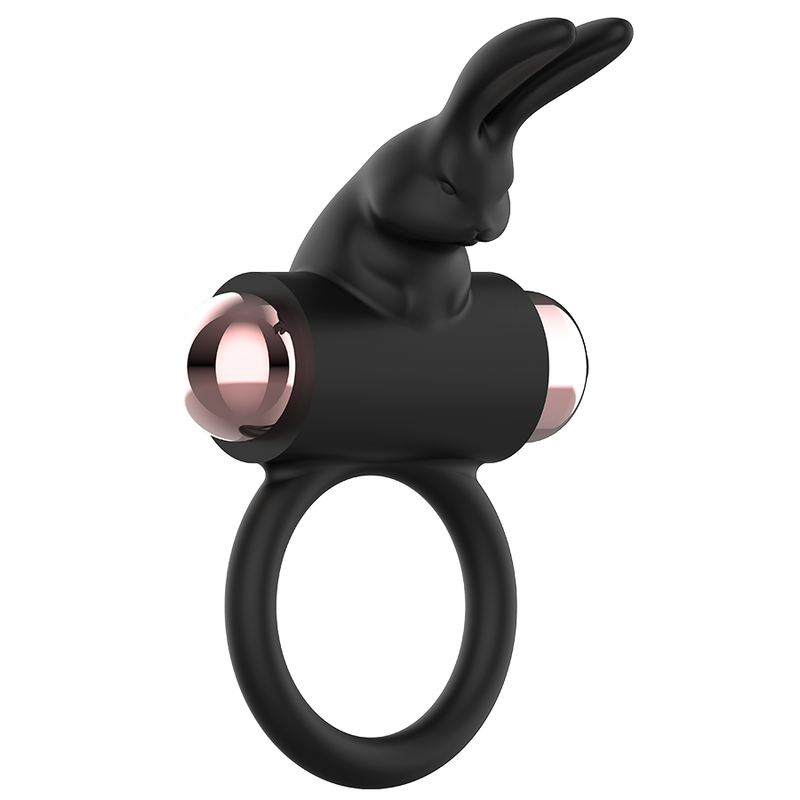 Cockring vibrateur noir et or