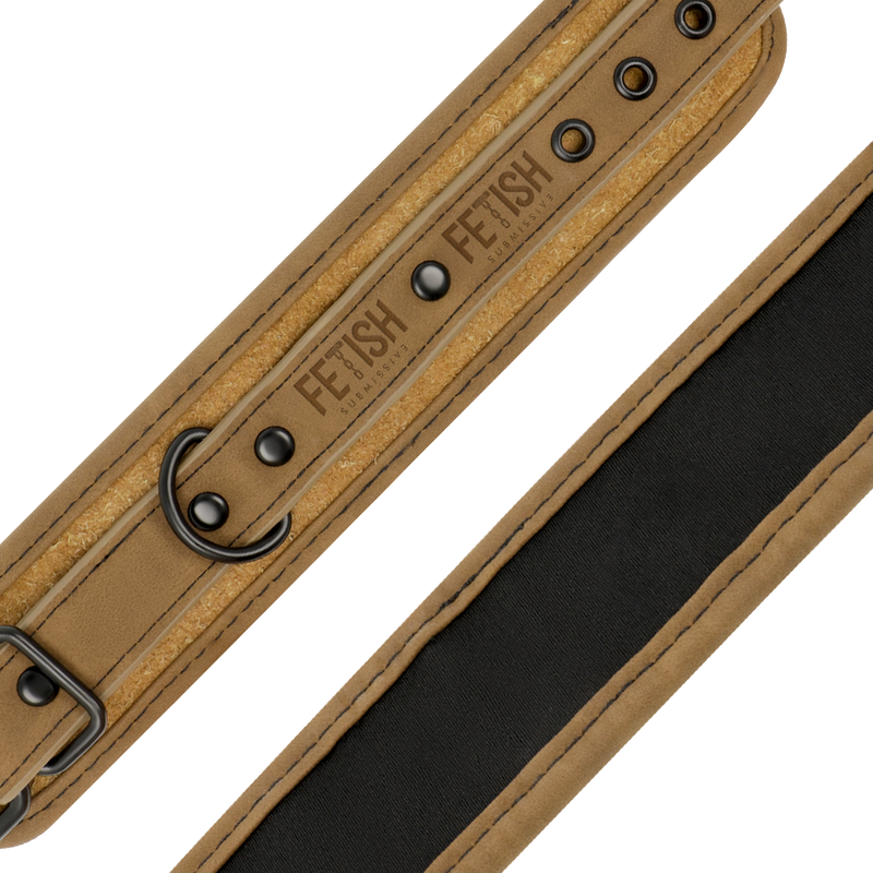 Menottes en cuir végétalien