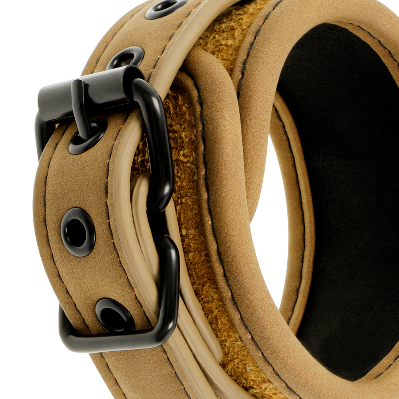 Menottes en cuir végétalien