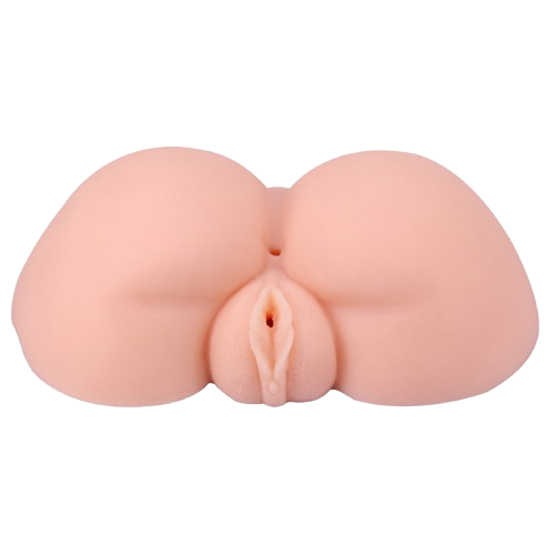 Masturbateur réaliste Fessier Double Holes Vulve-Anus