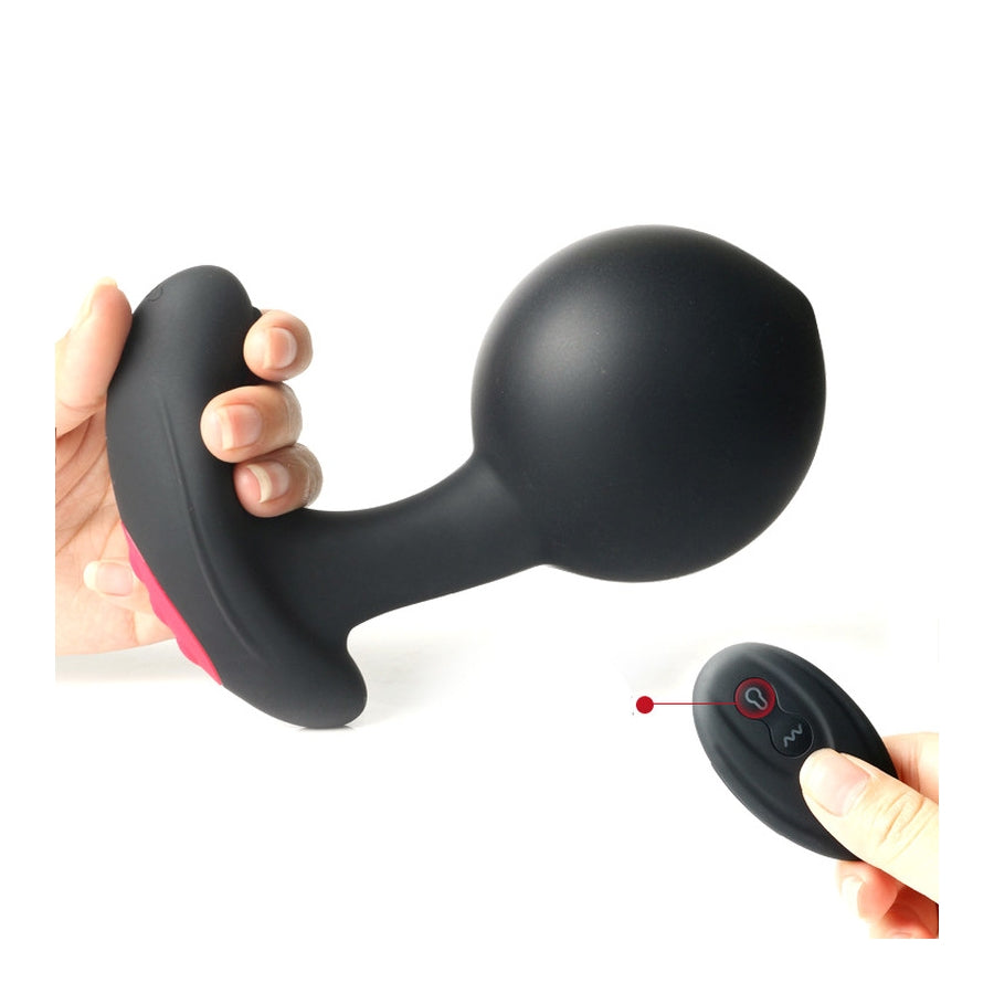 Plug gonflable vibrant Fatball